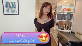 LadyBoy Big Dick Ladyboy Cums In Foreigners Mouth