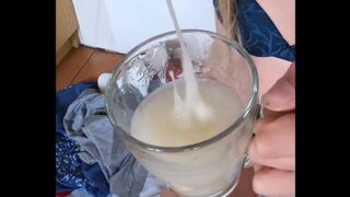 Special Freezed Cum Playing and Swallowing