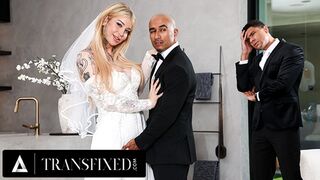 Trans - Gorgeous Trans Bride Gracie Jane Cheats With Her Man Of Honor Just Before Her Wedding