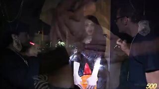 Sexy Tgirl Jenna takes 2 cocks on Halloween