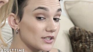 Trans - Casey Kisses' Roomies Really Want To Try Out Her Cock!